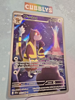 Watchog 097/086 Me04: Chaos Rising Holo - Pokemon Tcg Nm Full Art Card - Image 2