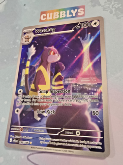 Watchog 097/086 Me04: Chaos Rising Holo - Pokemon Tcg Nm Full Art Card - Image 4