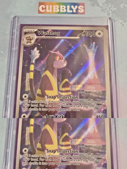 Watchog 097/086 Me04: Chaos Rising Holo - Pokemon Tcg Nm Full Art Card - Image 5