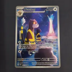 Watchog 097/086 Shiny Rare ME04: Chaos Rising Pokemon Holo NM/M - Image 1
