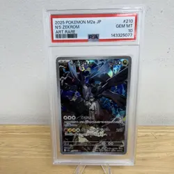 Pokemon N's Zekrom 210/193 M2a Mega Dream Ex Art Rare Holo JP 2025 PSA 10 - Image 1