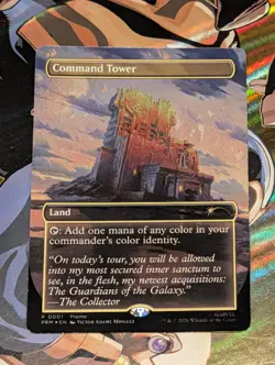 MTG Command Tower 0001 Marvel Super Heroes Exclusive Disney Promo Foil 2026 NM - Image 1