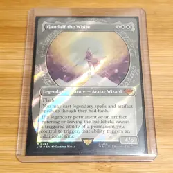 Gandalf the White, Showcase Art Surge Foil 0797, Lord of the Rings, Magic MTG NM - Image 3