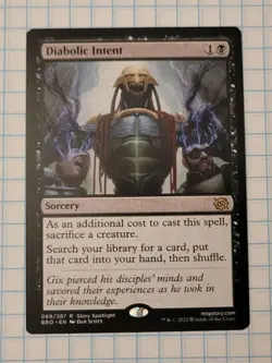 MTG Diabolic Intent - The Brothers' War Regular 089 R BRO SORCERY - Image 1
