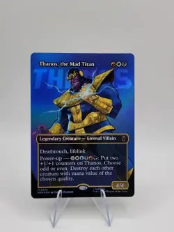 Thanos, the Mad Titan (Borderless) (0376) Marvel Super Heroes Foil - Image 1