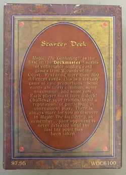 MTG MAGIC the GATHERING 1994 REVISED EDITION STARTER DECK 60 Cards/Box/Manual - Image 2