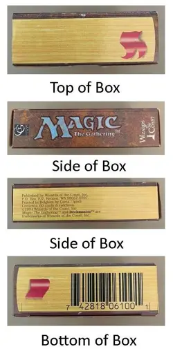 MTG MAGIC the GATHERING 1994 REVISED EDITION STARTER DECK 60 Cards/Box/Manual - Image 3