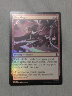 Hex Magic Foil Uncommon Marvel Super Heroes 133 MTG Near Mint 2026 - Image 1