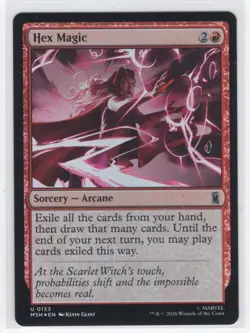 #133 2026 Marvel Super Heroes / Hex Magic Uncommon FOIL - Image 1