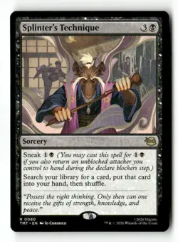 Splinter's Technique 80 Rare MTG TMT NM - Image 4