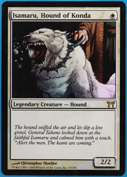 Isamaru, Hound of Konda FOIL Champions of Kamigawa PLD CARD (493696) ABUGames - Image 1