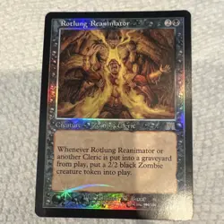 Wizards of the Coast MTG Rotlung Reanimator Onslaught Foil Eng #164 - Image 1