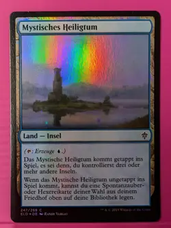 German Foil Mystic Sanctuary Throne of Eldraine ELD MTG - Image 1