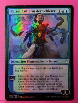 German Foil Narset, Parter of Veils War of the Spark WAR MTG - Image 1