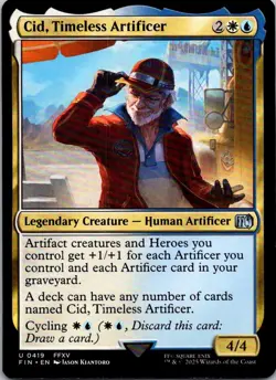 CID, TIMELESS ARTIFICER (0419) 419 FINAL FANTASY MAGIC: THE GATHERING LP - Image 1