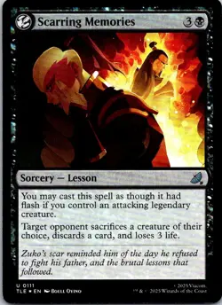 SCARRING MEMORIES 111 AVATAR: THE LAST AIRBENDER: ETERNAL-LEGAL MTG FOIL LP - Image 1