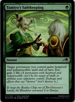 TAMIYO'S SAFEKEEPING 211 KAMIGAWA: NEON DYNASTY MAGIC: THE GATHERING FOIL LP - Image 1