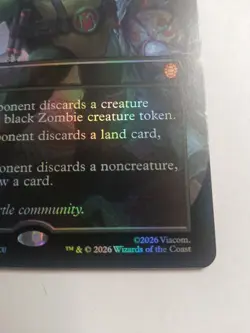 Mtg Teenage Mutant Ninja Turtles Waste Not TMC 0132 Promo Borderless - Image 3