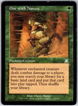 One with Nature 125 U Scourge Magic the Gathering MTG LP - Image 1