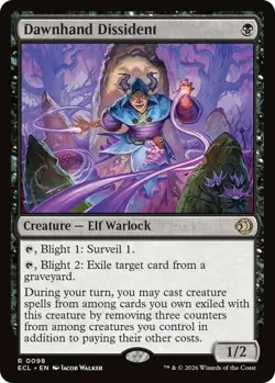 x1 Dawnhand Dissident R MTG Lorwyn Eclipsed M/NM, English - Image 1