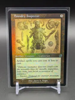 FOUNDRY INSPECTOR (SCHEMATIC) 79 - The Brothers' War: Retro Frame Foil LP - - Image 1