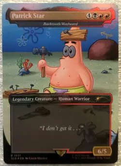 Patrick Star - Barktooth Warbeard (Rainbow Foil) Secret Lair Drop Foil - Image 1
