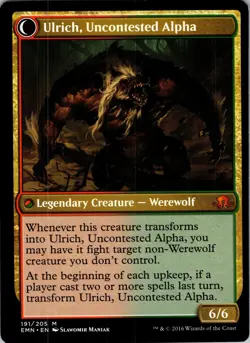 Ulrich of the Krallenhorde 191 Mythic Eldritch Moon Magic: The Gathering LP - Image 2