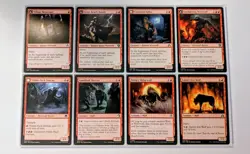 MTG 8 card Wolf/Werewolf. Red lot. 6 Transform. Mini themed collection. - Image 1
