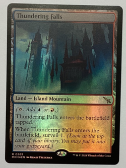 MTG Thundering Falls - Murders at Karlov Manor - unplayed - FOIL - Image 1