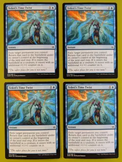 Teferi's Time Twist x4 War of the Spark 4x Playset Magic the Gathering MTG - Image 1