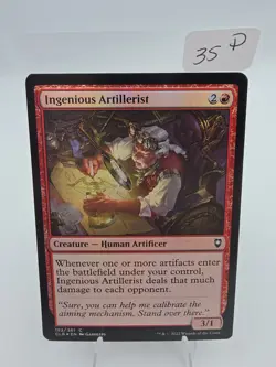 Baldur's Gate Magic The Gathering - CLB #182 - Ingenious Artillerist - FOIL - Image 1