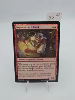 Baldur's Gate Magic The Gathering - CLB #182 - Ingenious Artillerist - FOIL - Image 2