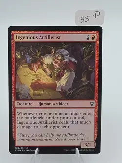 Baldur's Gate Magic The Gathering - CLB #182 - Ingenious Artillerist - FOIL - Image 4