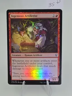 Baldur's Gate Magic The Gathering - CLB #182 - Ingenious Artillerist - FOIL - Image 5
