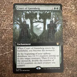 Court of Garenbrig (Extended Art) Commander: Wilds of Eldraine Regular - Image 1