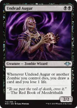 4x Undead Augur NM-Mint, English Modern Horizons MTG Magic - Image 1