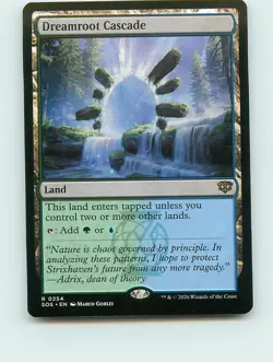 Dreamroot Cascade - R254 - MTG - Secrets of Strixhaven (SOS) - Image 1