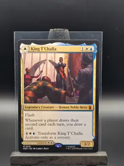 King T'Challa / Black Panther Marvel Super Heroes Regular NM MTG - Image 1