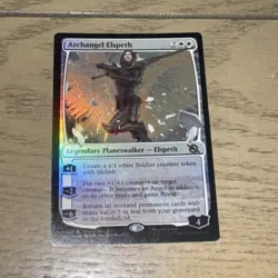 Archangel Elspeth (Borderless) -Foil Near Mint MTG March of the Machine LP - Image 1
