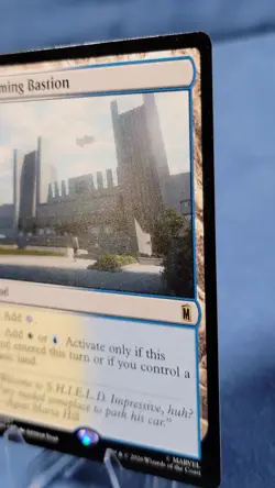 Gleaming Bastion 267 Marvel Super Heroes Magic the Gathering A - Image 2