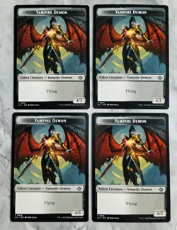 Vampire Demon Token (Playset x4) | MTG LCI Lost Caverns of Ixalan | Flying | NM - Image 1