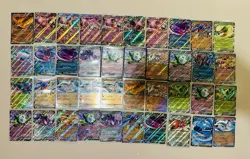 Pokemon Lot Of 40 EX Scarlet And Violet Era Mewtwo, Reshiram, Genesect, Crobat - Image 1