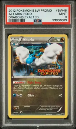 Altaria BW48 PSA 9 Holo Dragons Exalted Black Star Promo Prerelease Pokemon Mint - Image 5