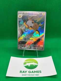 Pokemon TCG Raichu 211/193 Paldea Evolved Holo Illustration Rare LP - Image 1