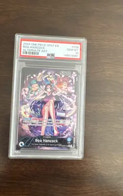 Boa Hancock (038) (Parallel) OP07-038 500 Years in the Future Foil PSA 10 - Image 1