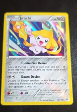 Jirachi 42/108 Roaring Skies Holo Pokemon TCG Foil Card 2015 Lightly Played - Image 1