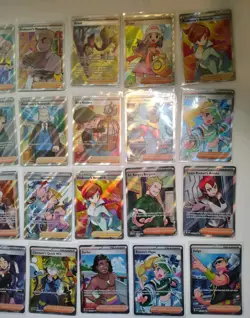 LOT- Pokemon Rockets Ariana, Dawn, Prismatic Sword Shield Full Art Trainer Card - Image 3