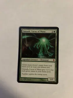Omnath, Locus of Mana Worldwake Green Mythic Rare CARD Mtg NM Free Shipping - Image 1