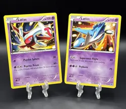 XY Pokemon Cards LATIOS 13/30 & LATIAS 14/30 - 2015 TRAINER KIT LP+/NM - Image 1