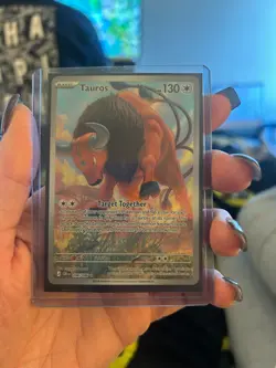 Tauros Illustration Rare Chaos Rising 096/086 Secret Rare Card Pokemon Card - Image 3